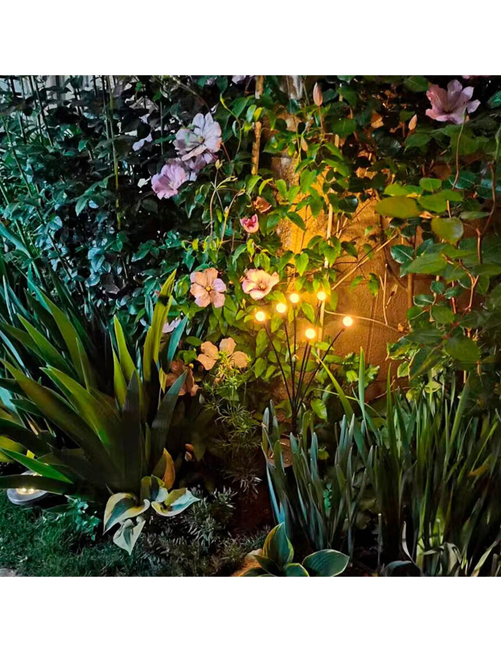 Estaca solar de luz fija para plantas y jardín. 898736