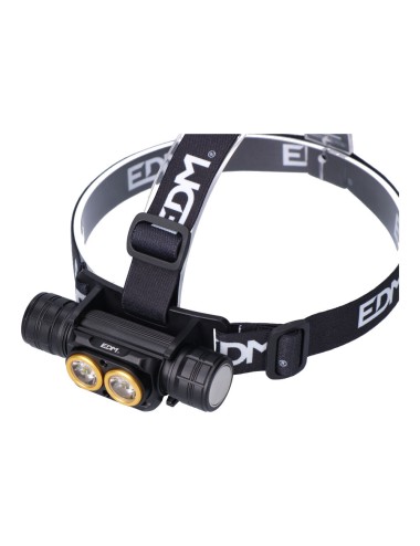 Linterna led frontal thunder track 3000 lm