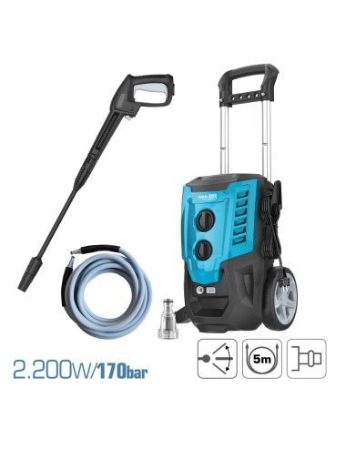 Hidrolimpiadora 2.200 w 170 bar