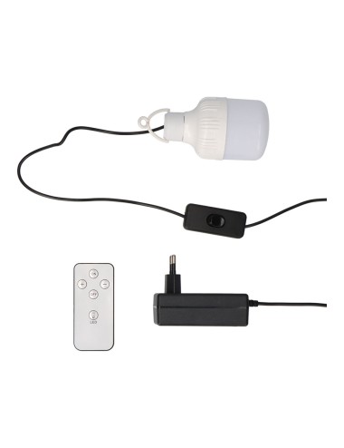 Ventilador de pie solar, blanco potencia 25 w, aspas ø40 cm