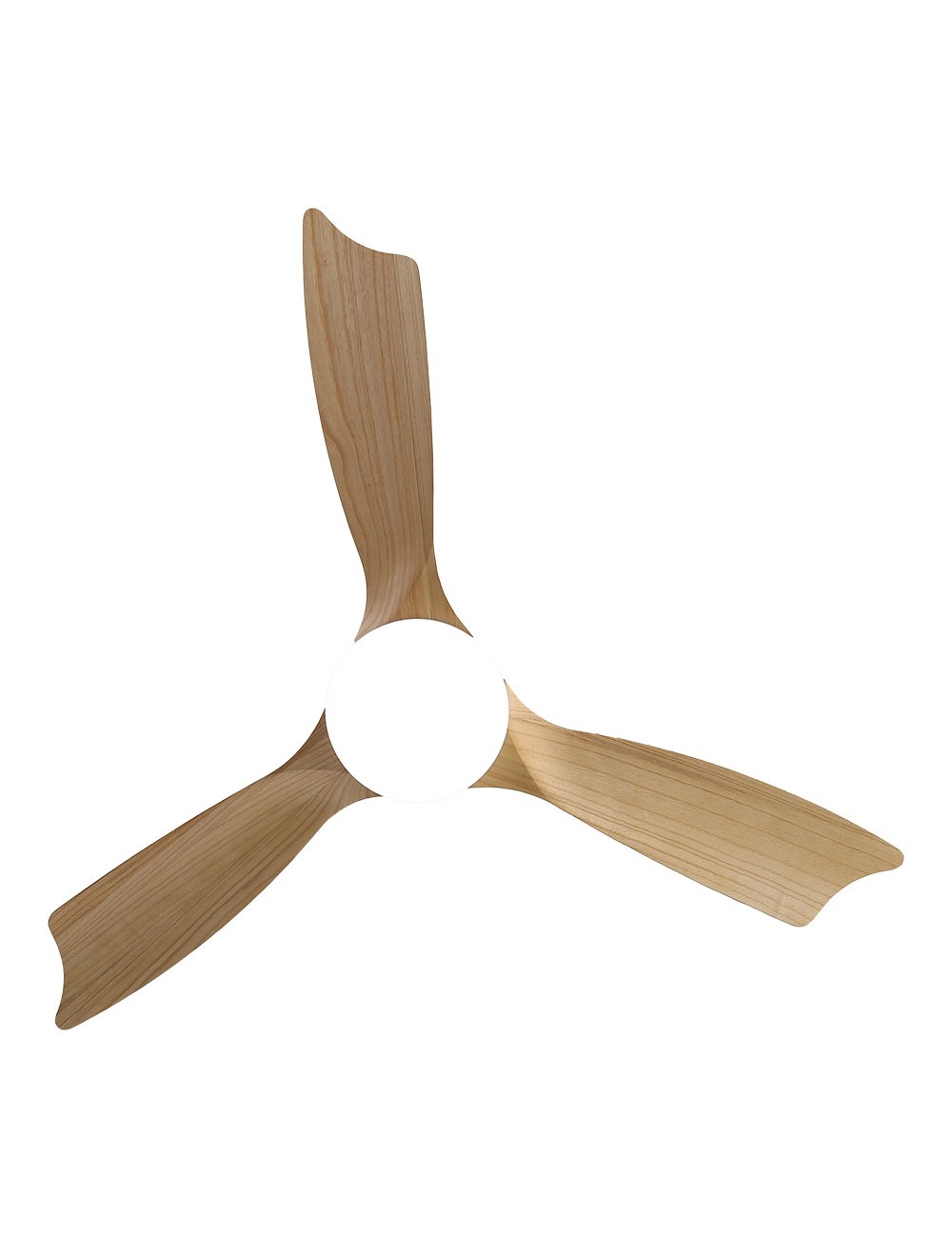 Ventilador de techo modelo báltico con 3 aspas de madera ø132cm luz led 3000/4000/6000k, 3cct, potencia: 20 w, color blanco
