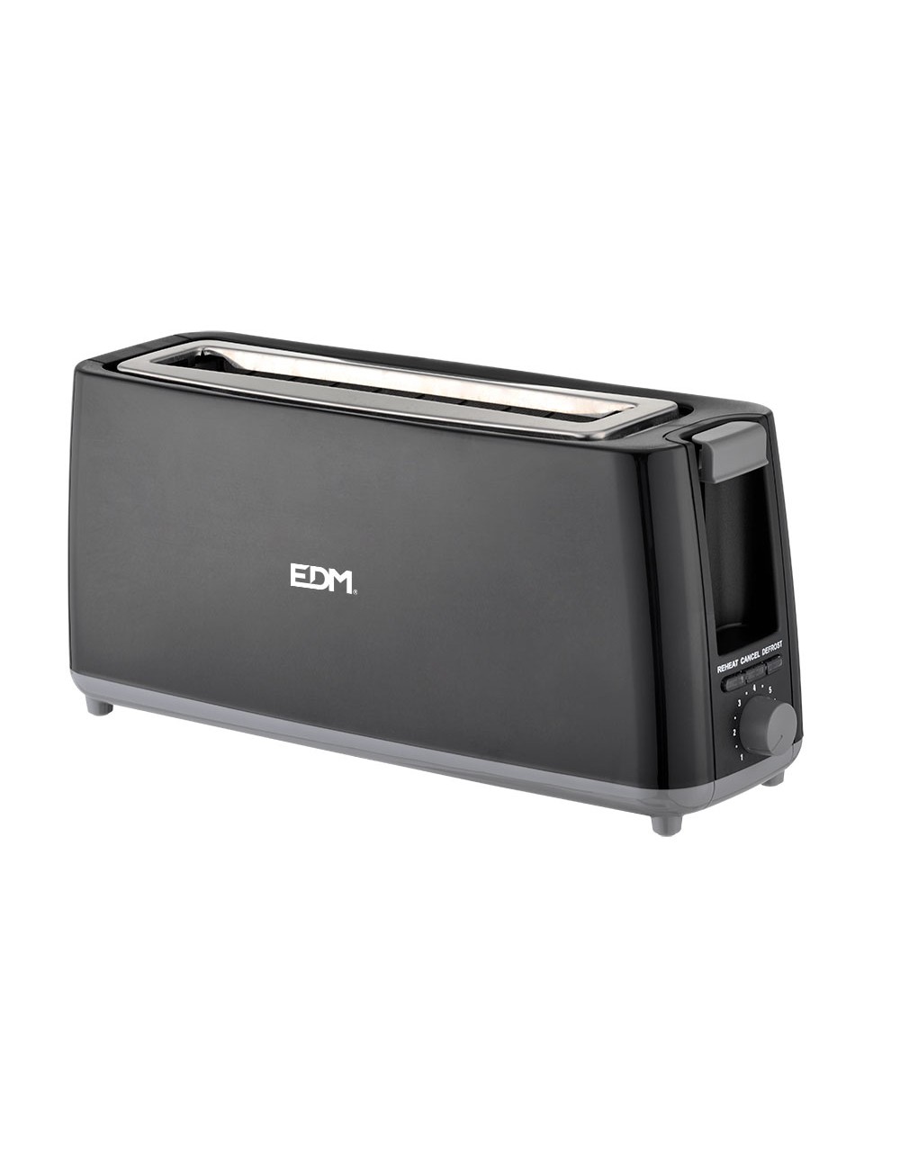 Tostadora ranura larga black design, 900 w