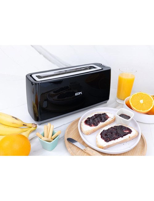 Tostadora ranura larga black design, 900 w