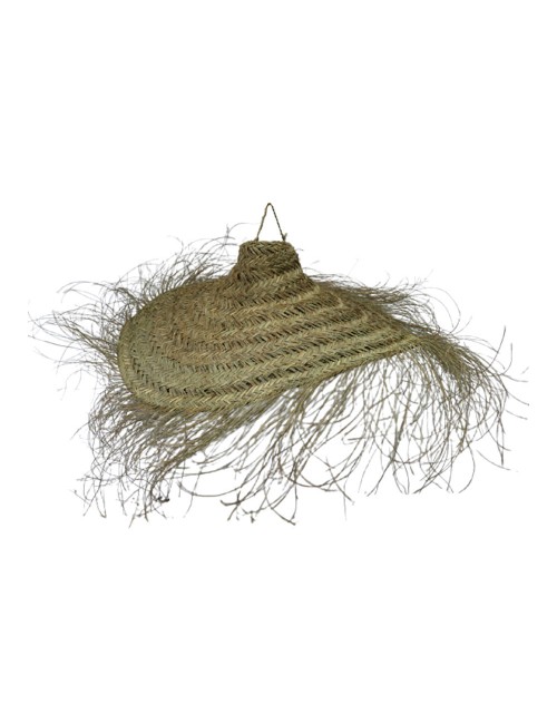 Pantalla de lámpara de esparto redonda ø50 cm