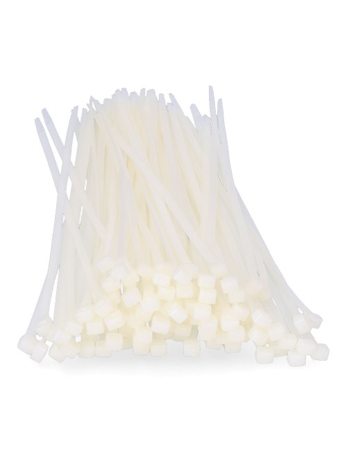 Bridas natural 8,0 x 450 mm nylon alta calidad (bolsa 100 unid.)