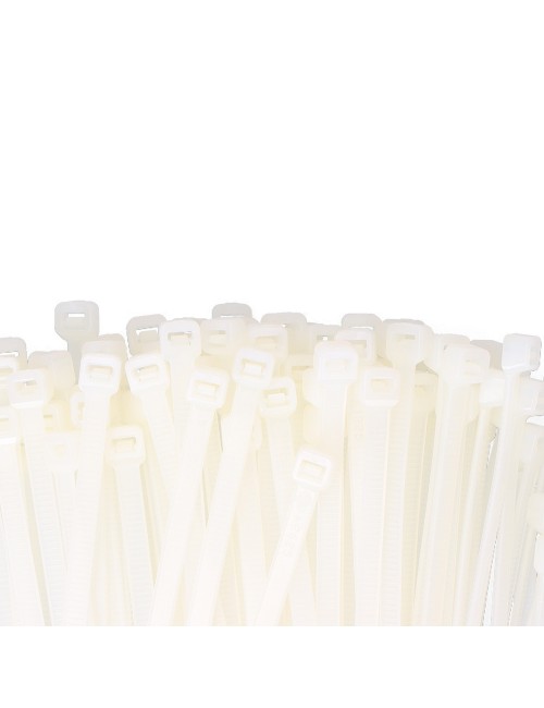 Bridas natural 8,0 x 550 mm nylon alta calidad (bolsa 100 unid.)