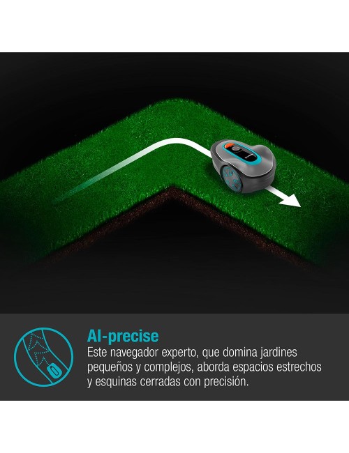 Robot cortacésped sileno para segar jardines 15201-34 gardena