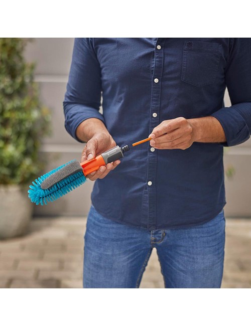 Kit de cepillo de limpieza de bicicletas y jabón 18865-34 gardena