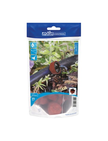 Gotero auto-clean 4 l/h. autocompensado autolimpiable bolsa 25 unidades 906425 aqua control