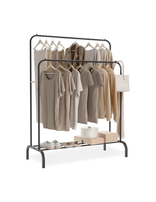 Perchero burro hangy duo negro hasta 30 kg