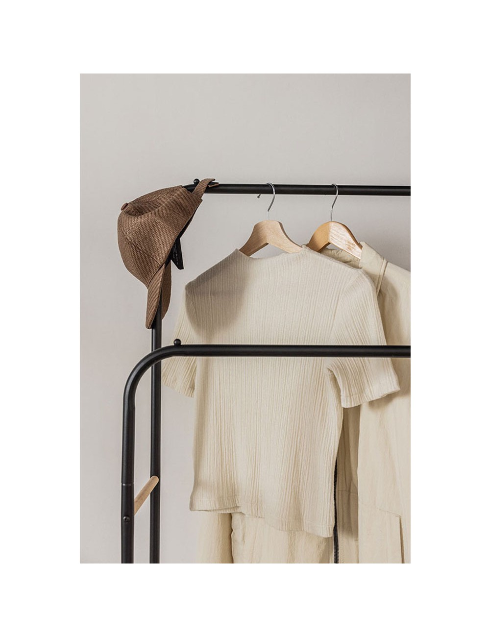 Perchero burro hangy duo negro hasta 30 kg