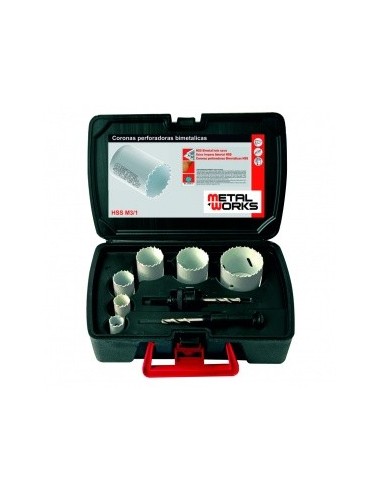 JGO DE CORONAS PERFORADORAS MWCBF6 - 6PZ JUEGO FONTANERIA  19-57 6P