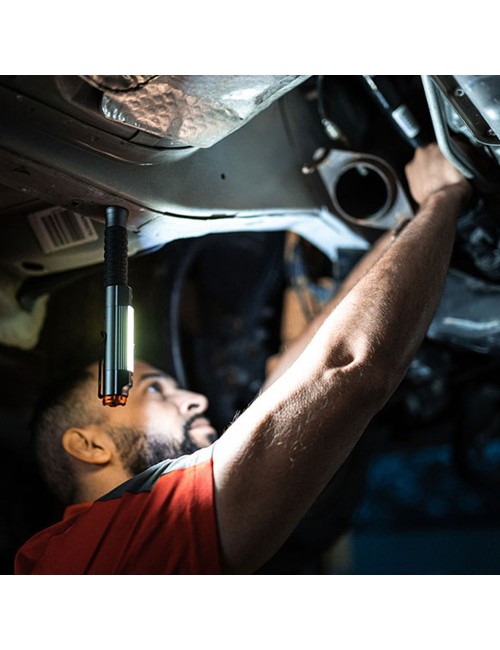 Linterna big larry 3. lámpara+cob por la compra de 12 unidades un expositor de regalo