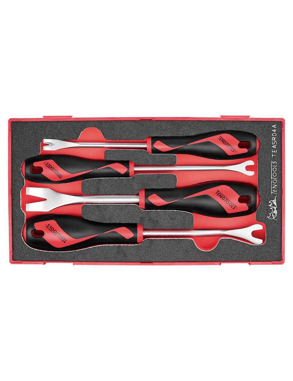 JUEGO DE 4 EXTRACTORES DE CLAVO TEASR04A