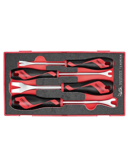 JUEGO DE 4 EXTRACTORES DE CLAVO TEASR04A