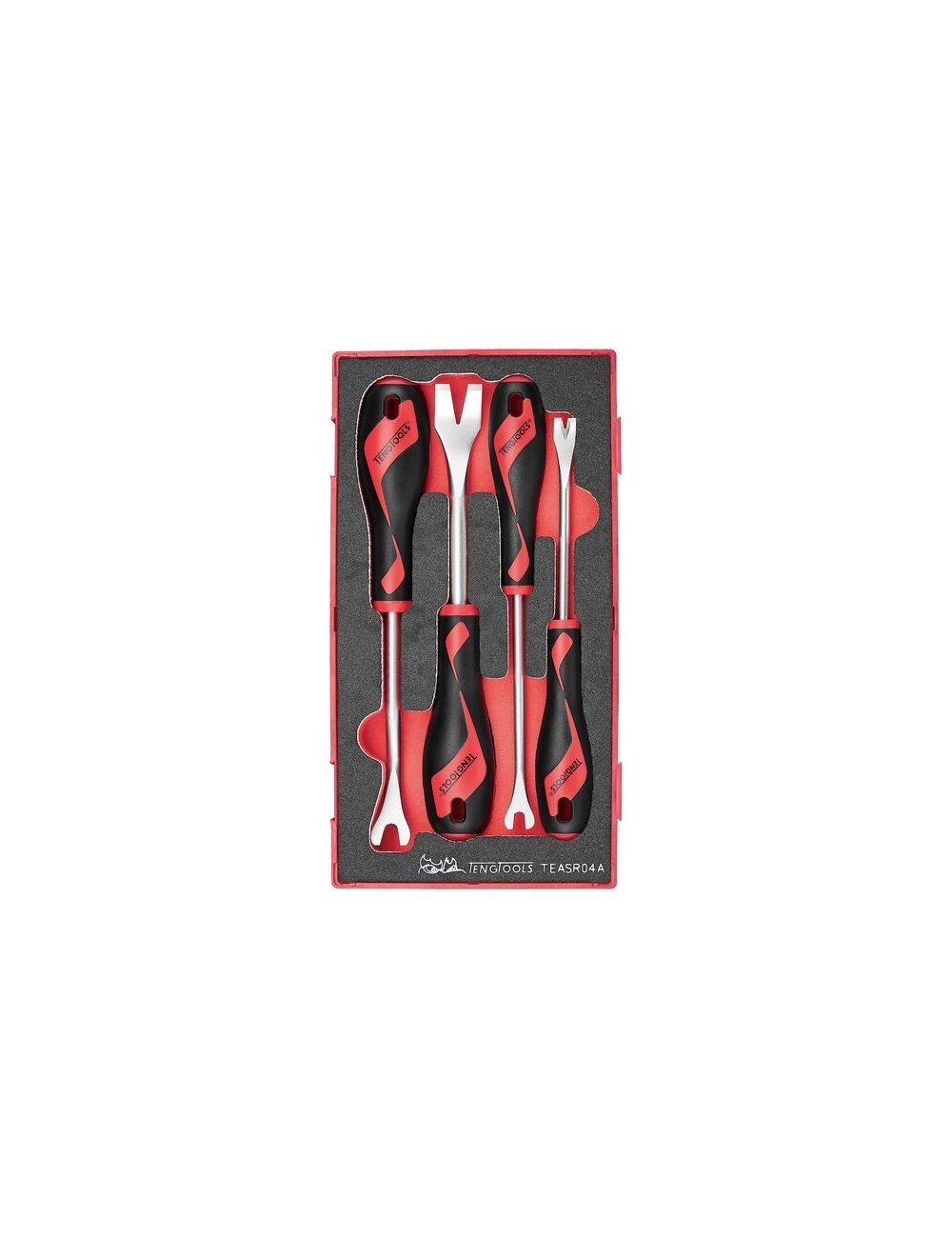 JUEGO DE 4 EXTRACTORES DE CLAVO TEASR04A