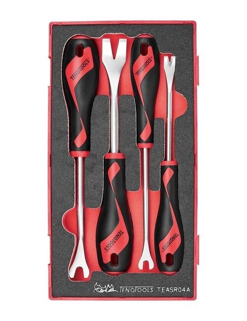 JUEGO DE 4 EXTRACTORES DE CLAVO TEASR04A