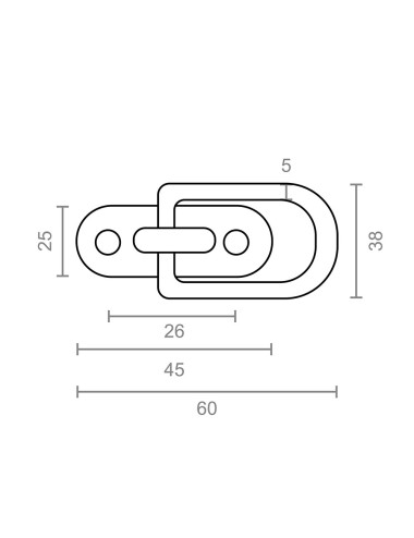 Blister de 2 anillas c/placa toldos ap03 92131 micel