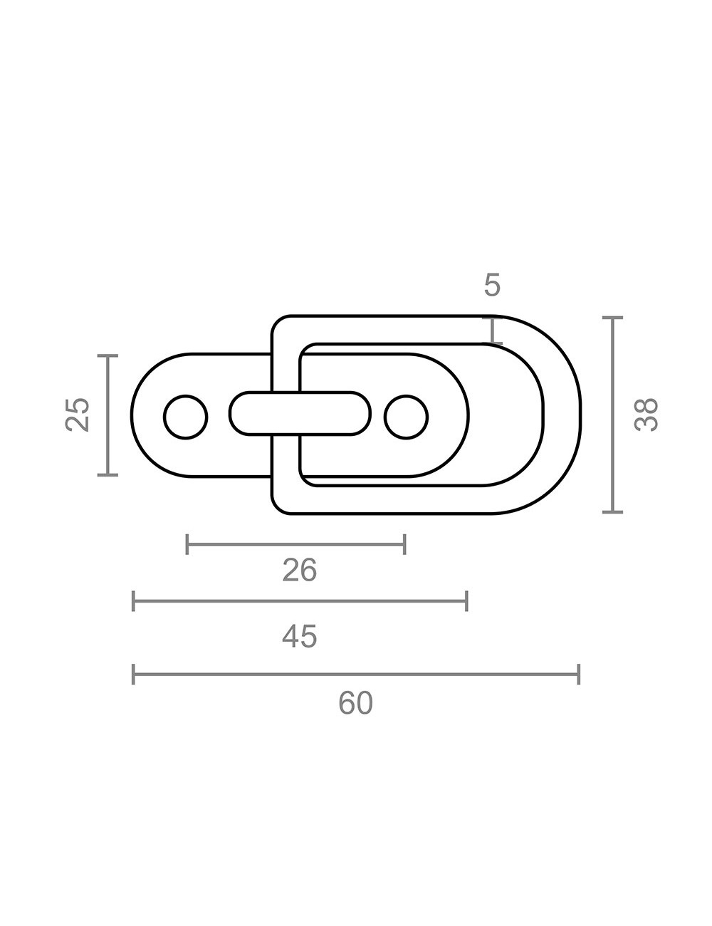 Blister de 2 anillas c/placa toldos ap03 92131 micel