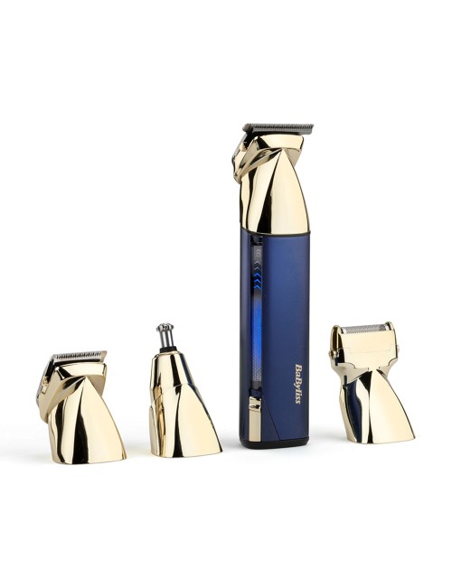 Multigroom inalámbrico 15-en-1 super-x-metal series con cuchillas de acero japonés