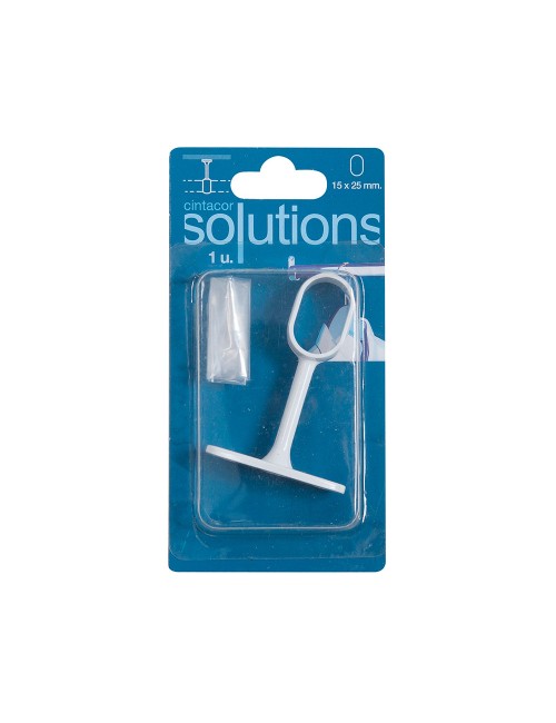 Soporte armario central ovalado blanco (1 ud) cintacor - storplanet