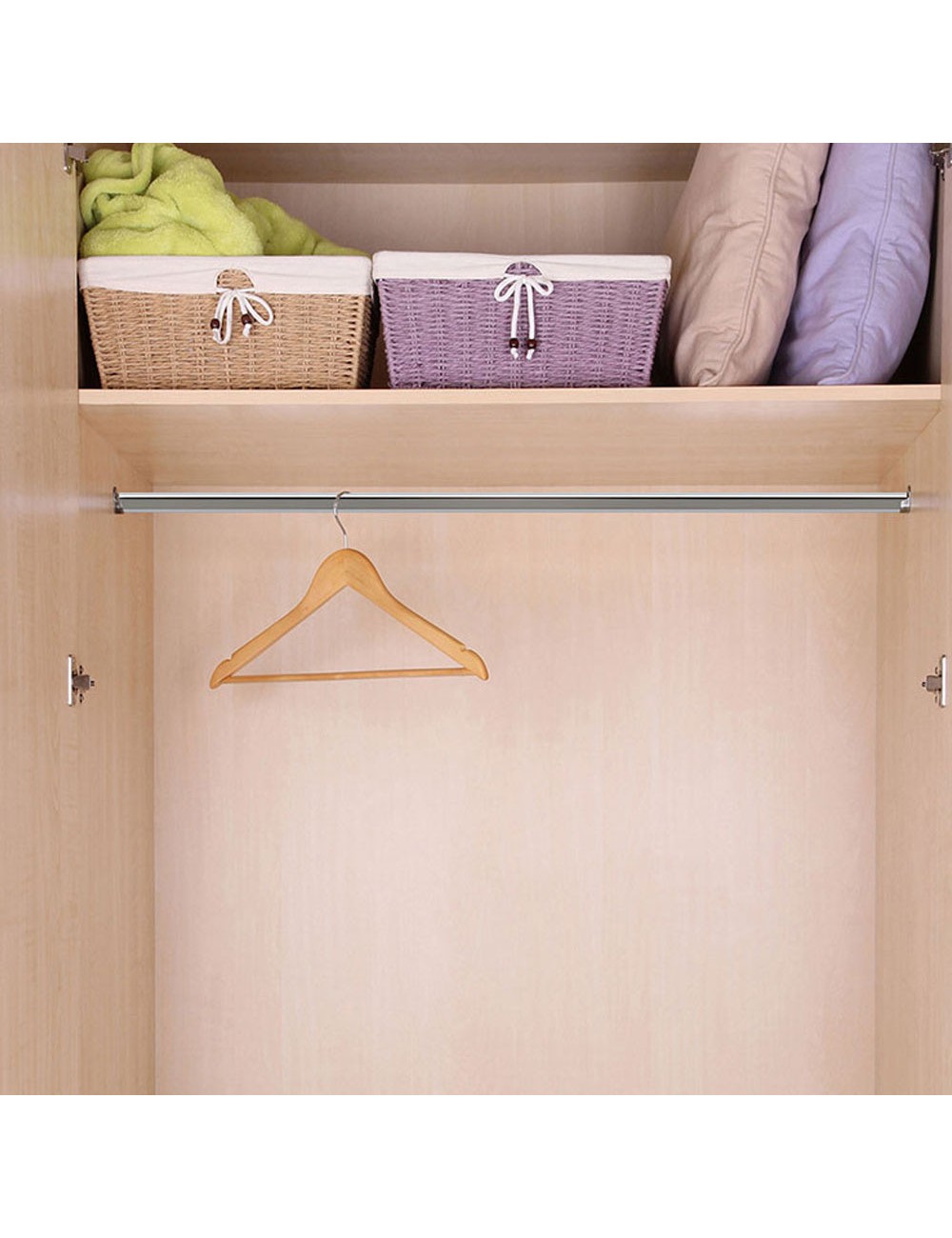 Soporte armario terminal ovalado blanco (2 uds) cintacor - storplanet