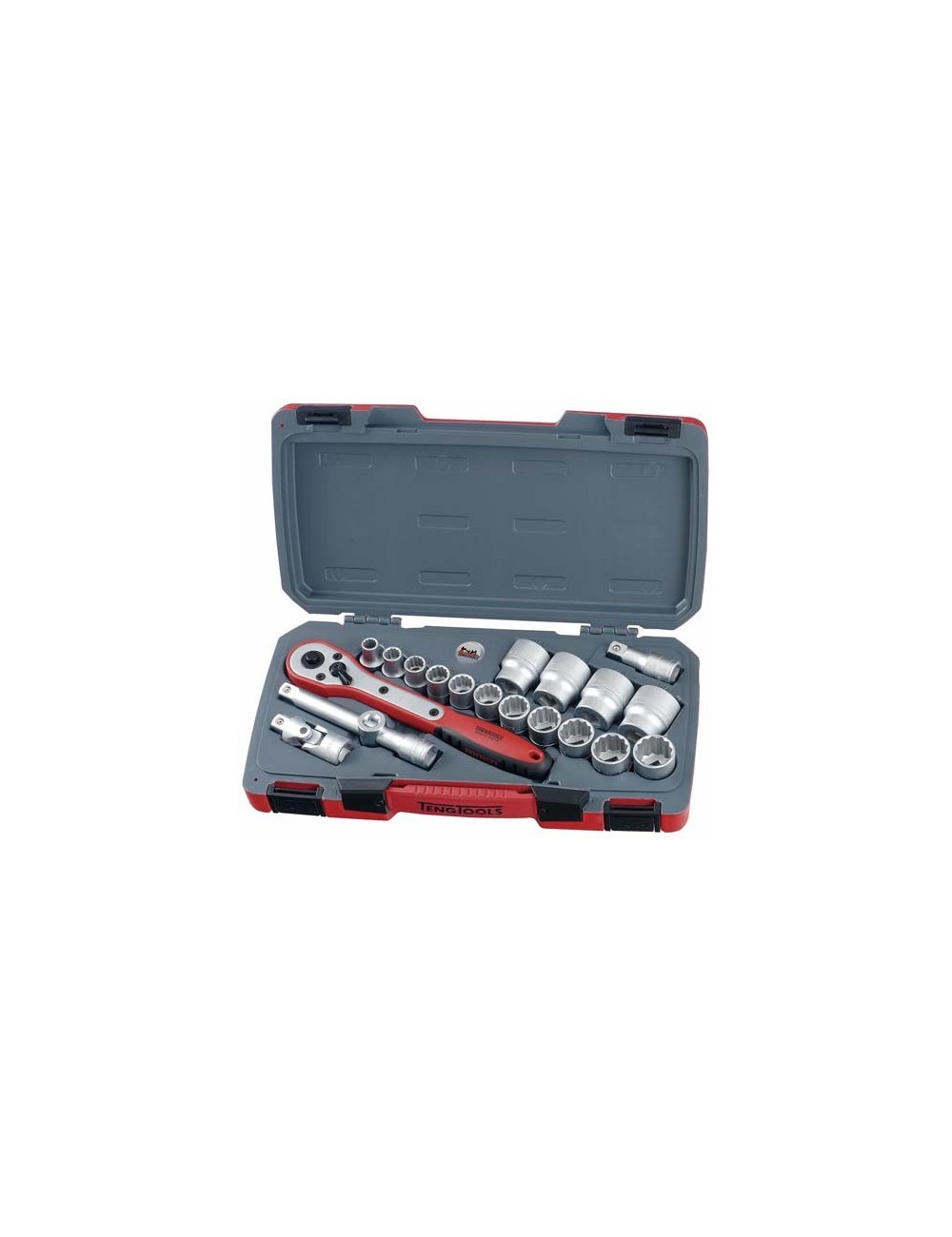 JUEGO DE LLAVES DE VASO 1/2" PULGADAS T1220AF 20 PZAS JUEGO DE LLAVES DE VASO 1\2" PULGADAS T1220AF 20 PZAS