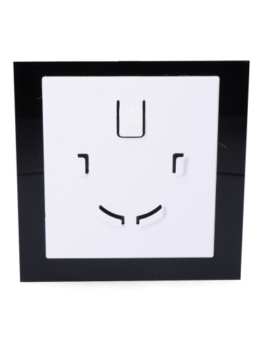 Tapa 175 x 175mm color negro mate para extractor 08413 ø10cm edm