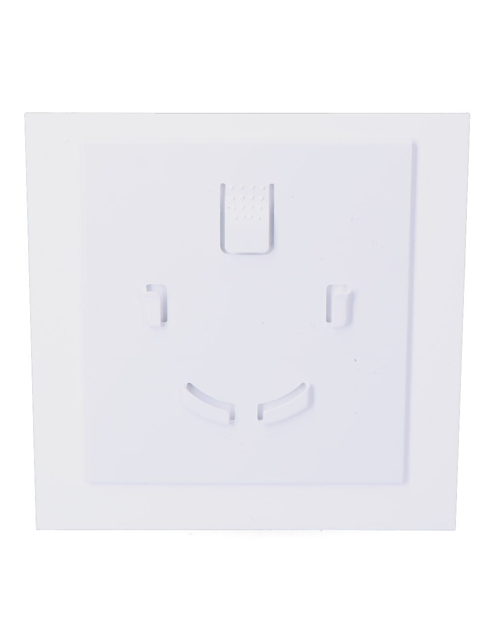 Tapa 175 x 175 mm color blanco brillante para extractor 08413 ø10cm edm