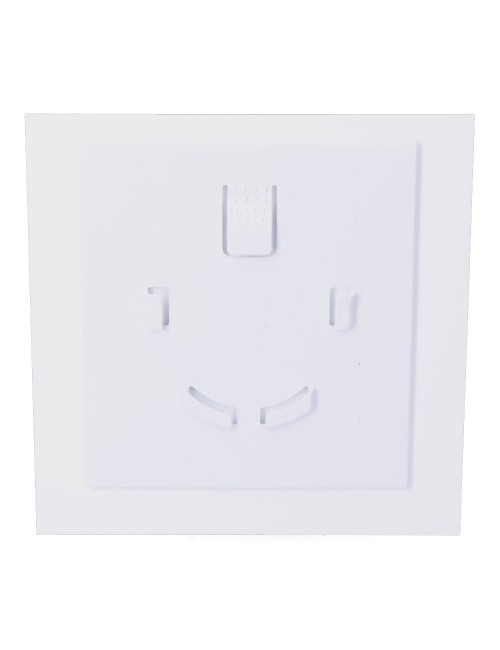 Tapa 175 x 175 mm color blanco brillante para extractor 08413 ø10cm edm