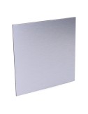 Tapa 175 x 175mm color gris aluminio cepillado para extractor 08413 ø10cm edm