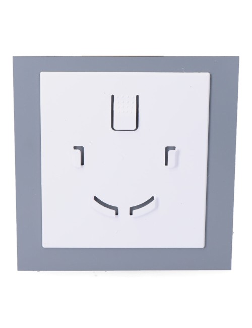 Tapa 175 x 175mm color gris aluminio cepillado para extractor 08413 ø10cm edm