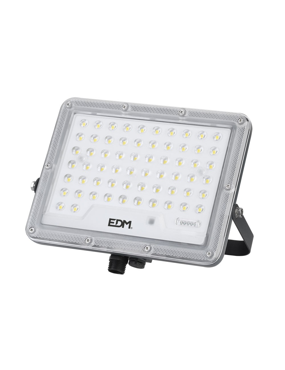 Foco proyector solar slim 300 w 2500 lm 6500 k luz fría