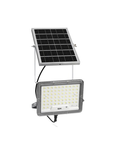 Foco proyector solar slim 400 w 3500 lm 6500 k luz fría