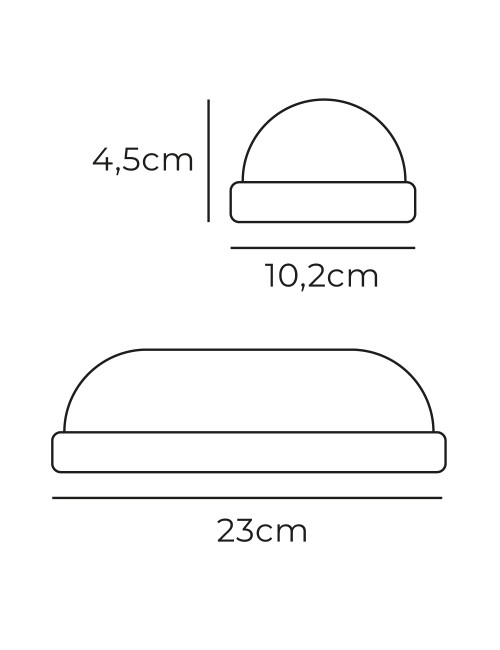 Aplique led oval con sensor crepuscular y de movimiento 18 w 1820 lm 4.000 k 10,2 x 4,5 x 23 cm