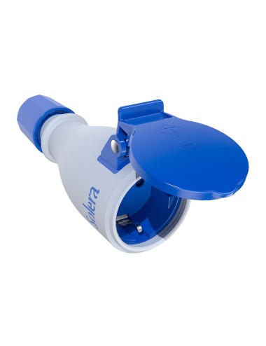 Base móvil bipolar con t/t lateral de 16 a 250 v, elastómero blanco