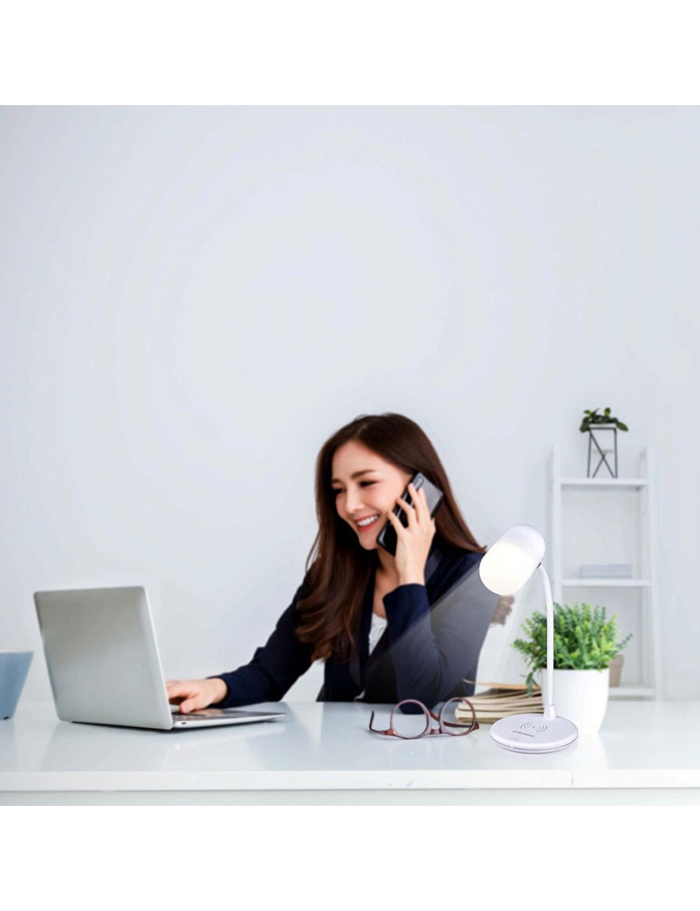 Lámpara de escritorio led 3 en 1 modelo a