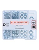 Surtido de tuercas 270 piezas black+decker
