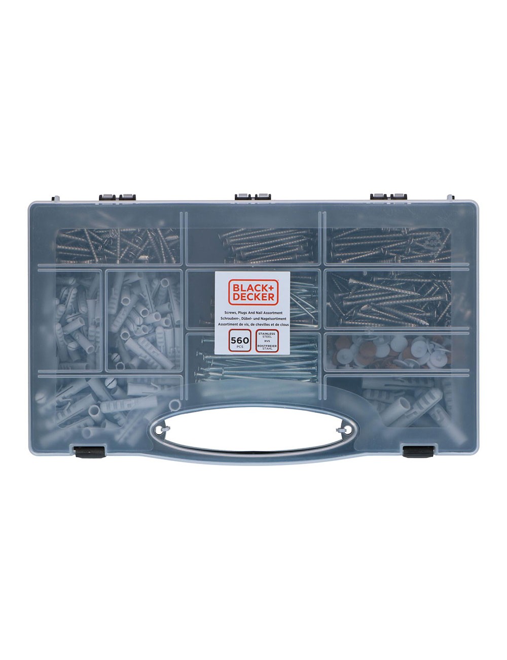 Tacos / tornillos / clavos, 560 piezas