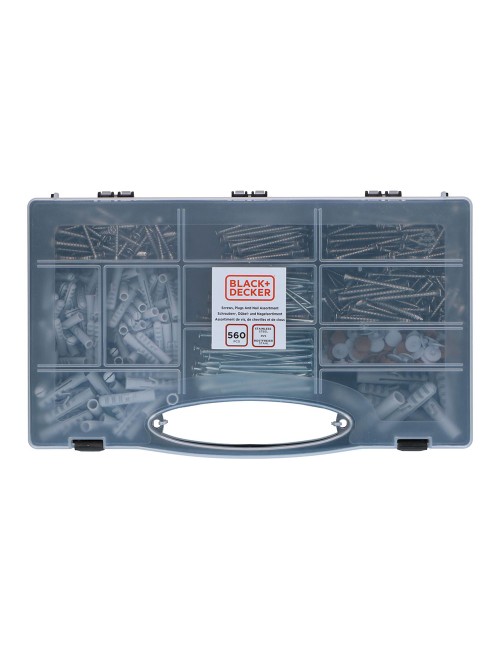 Tacos / tornillos / clavos, 560 piezas