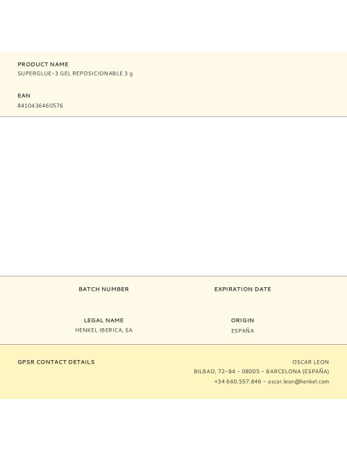 Superglue-3 gel reposicionable 3 g
