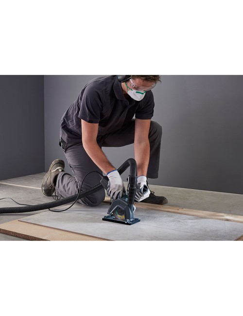 Soporte guía de aspiración de polvo y guía para amoladora angular 5017000 wolfcraft