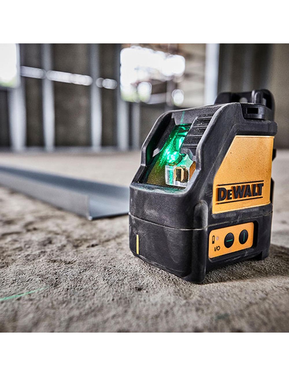 Nivel láser autonivelante verde de 2 líneas en cruz (horizontal y vertical) dw088cg-xj dewalt