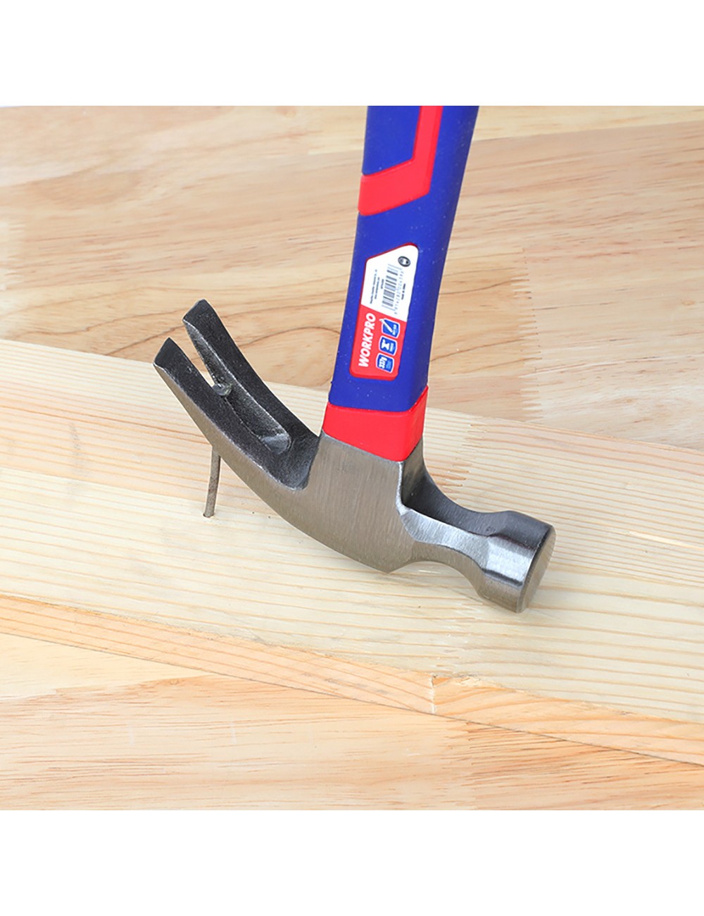 Martillo de carpintero con mango de fibra de vidrio, 225 g