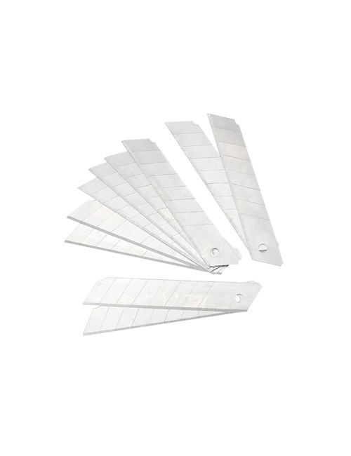 Cuchillas cúter 18 mm, 10 uds