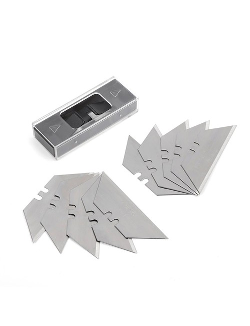 Cuchillas cutter trapezoidales, 10 uds