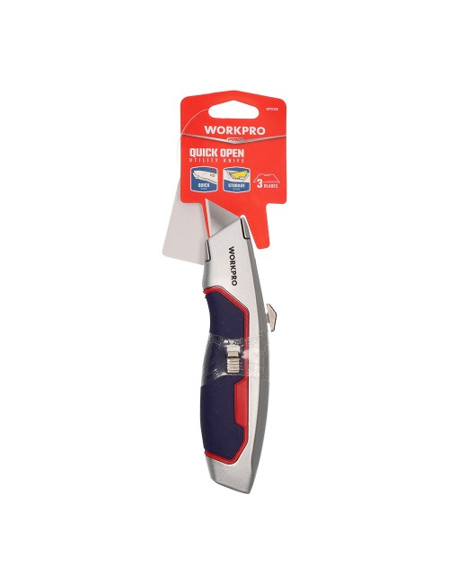 Cúter de apertura rápida, 165 x 41 x 28 mm