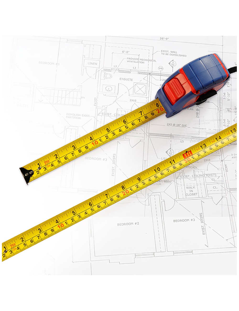 Flexómetro 7,5 m x 25 mm