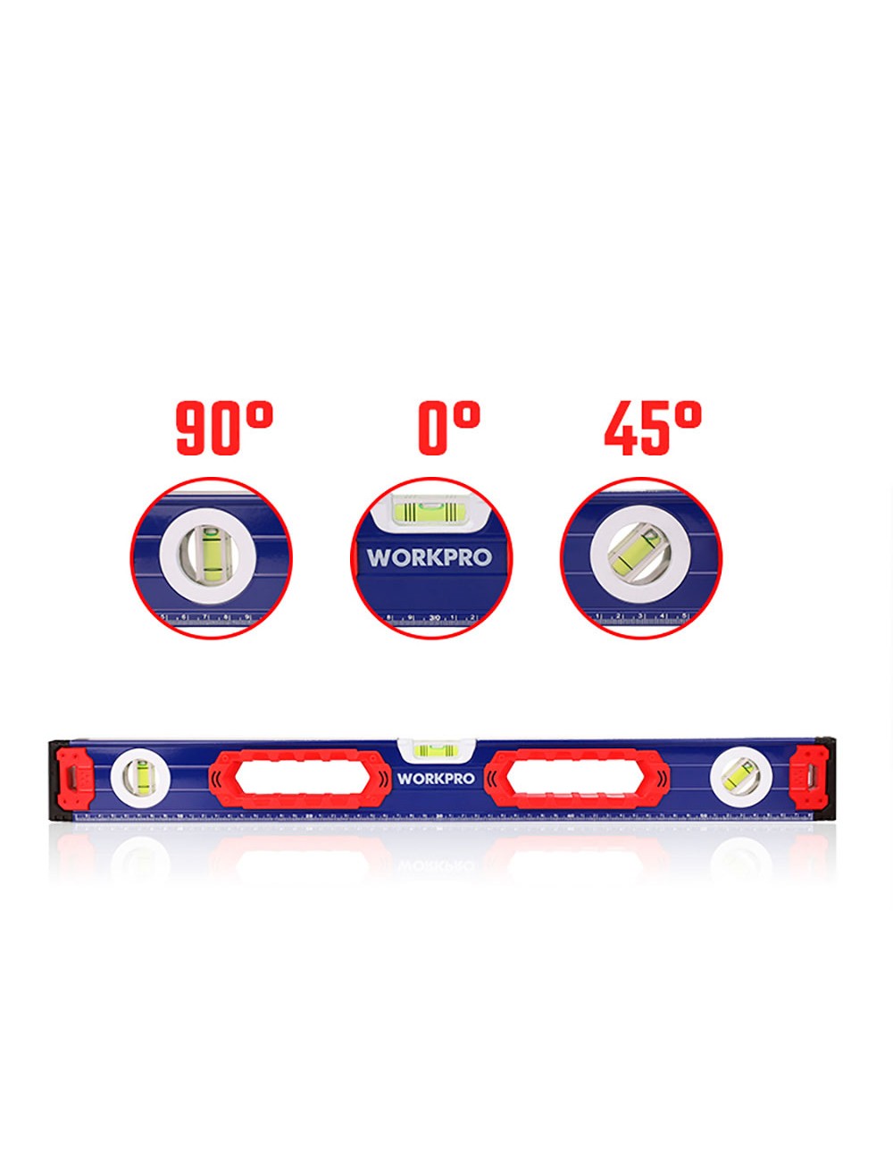 Nivel de burbuja con base mágnetica 60 cm