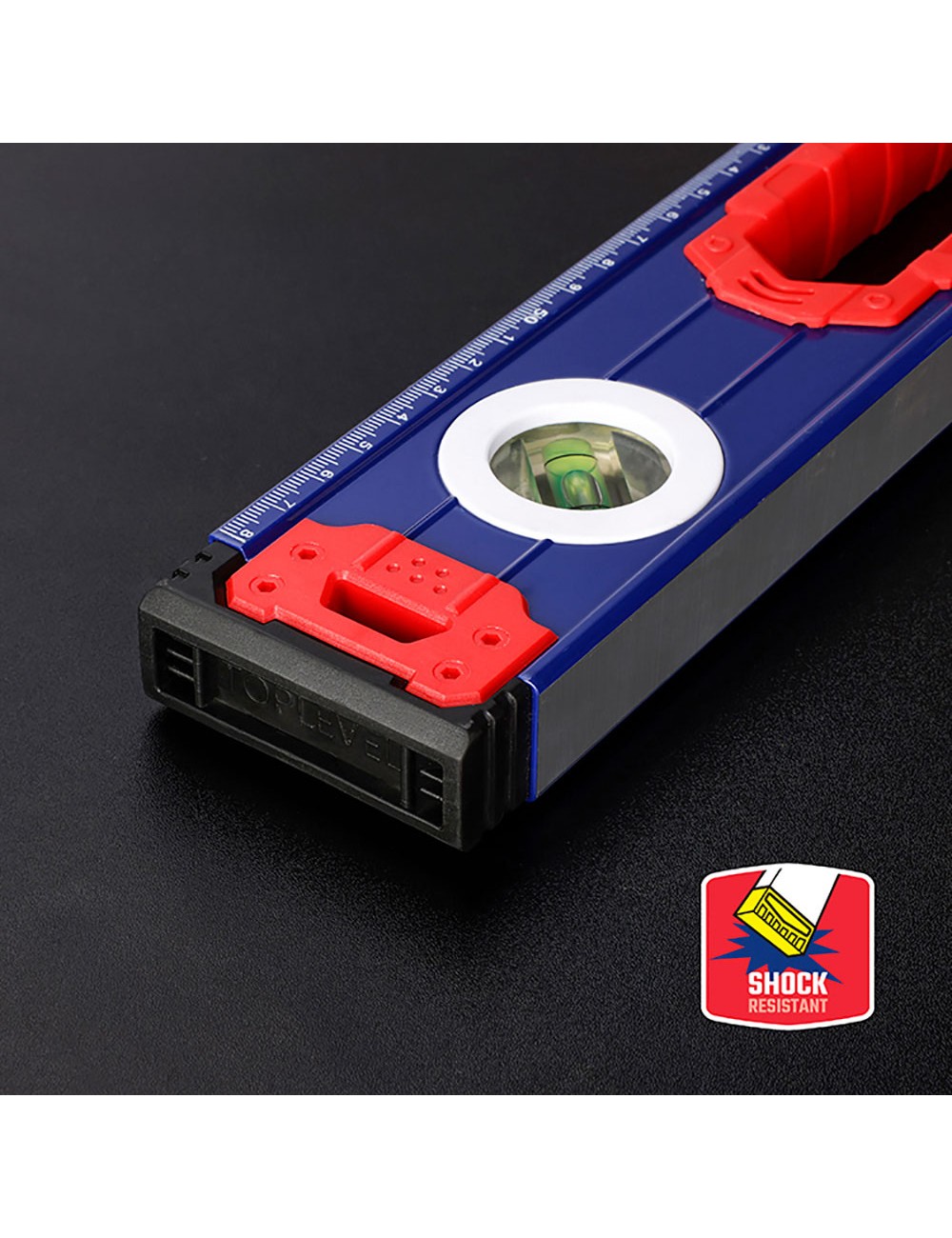 Nivel de burbuja con base mágnetica 60 cm